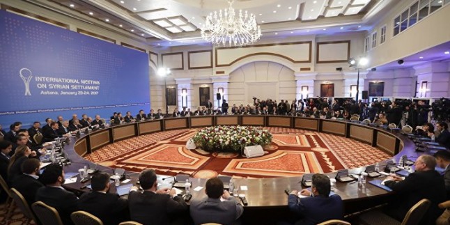 Rusya, Türkiye ve İran’ın Astana’daki Suriye görüşmeleri başladı