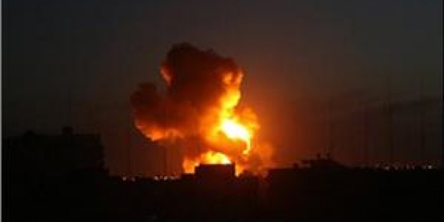 Siyonist İsrail Ordusu, Kassam Tugayları’na Ait Alanlara Hava Saldırısı Düzenledi