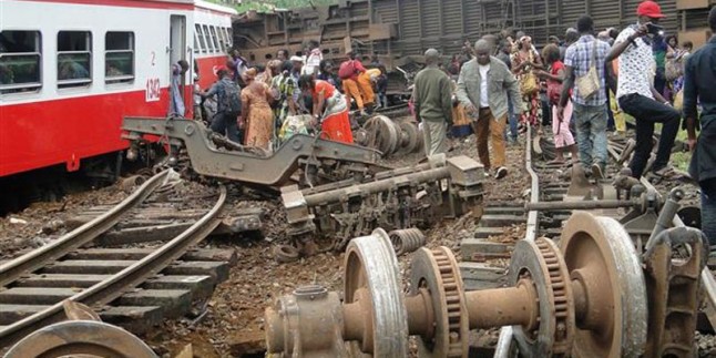 Kamerun’da tren raydan çıktı: 55 ölü, 600 yaralı