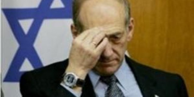 Siyonist İsrail Rejimi Eski Başbakanı Olmert 8 Ay Hapis Cezasına Çarptırıldı