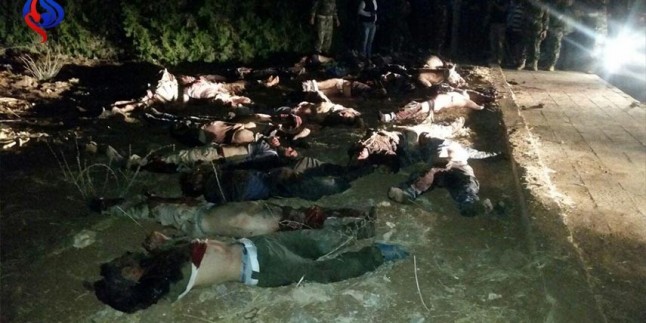 Suriye Ordusunun El Tadif Kasabasındaki Operasonlarında 650 IŞİD Teröristi Öldürüldü