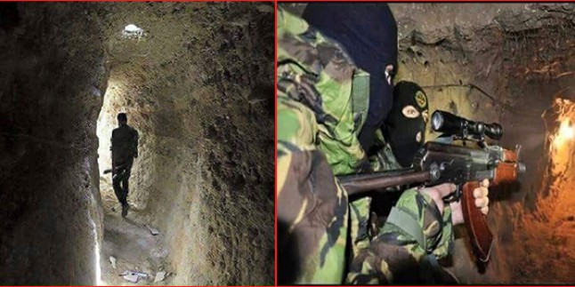 Irak ordusu Felluce kırsalında teröristlerin kullandığı 2 km uzunluğundaki tüneli ele geçirdi